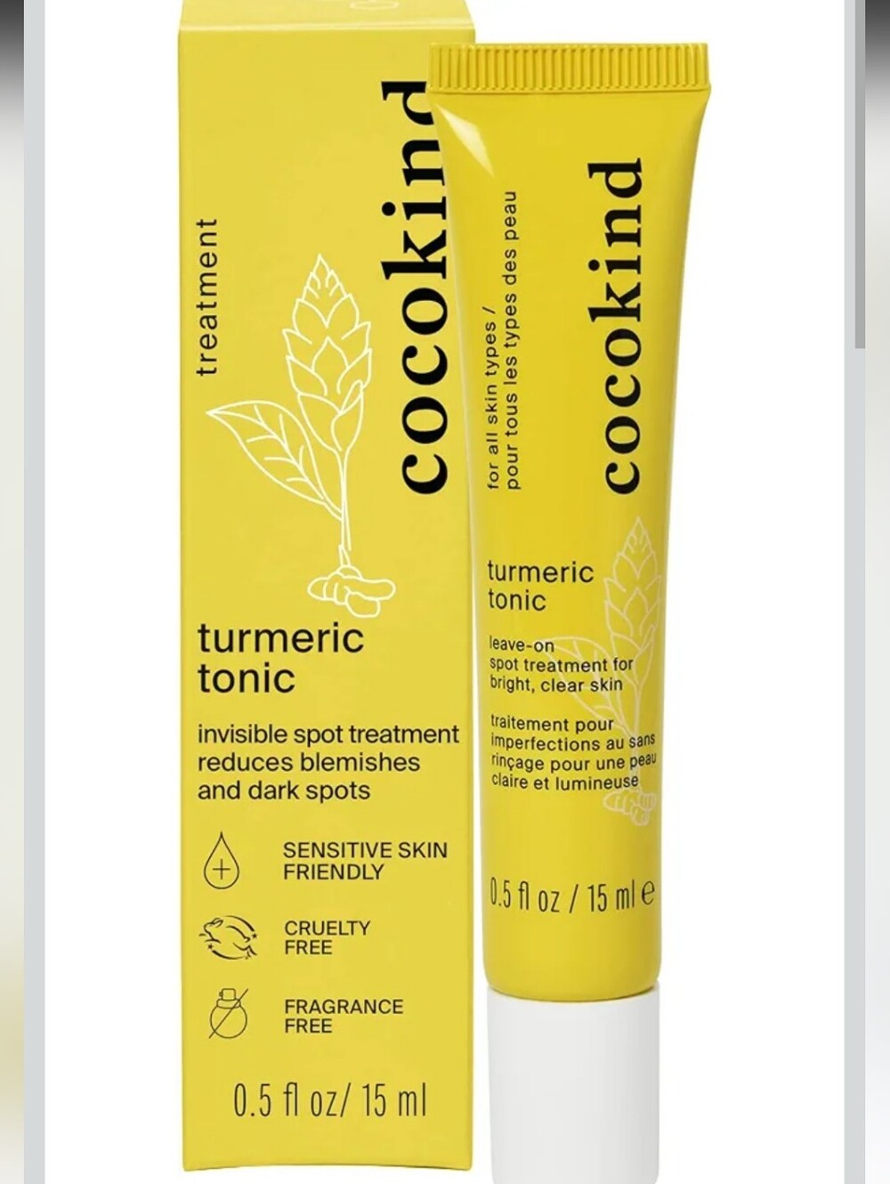 Cocokind Tumeric Tonic Leave On Spot Treatment. NIP.